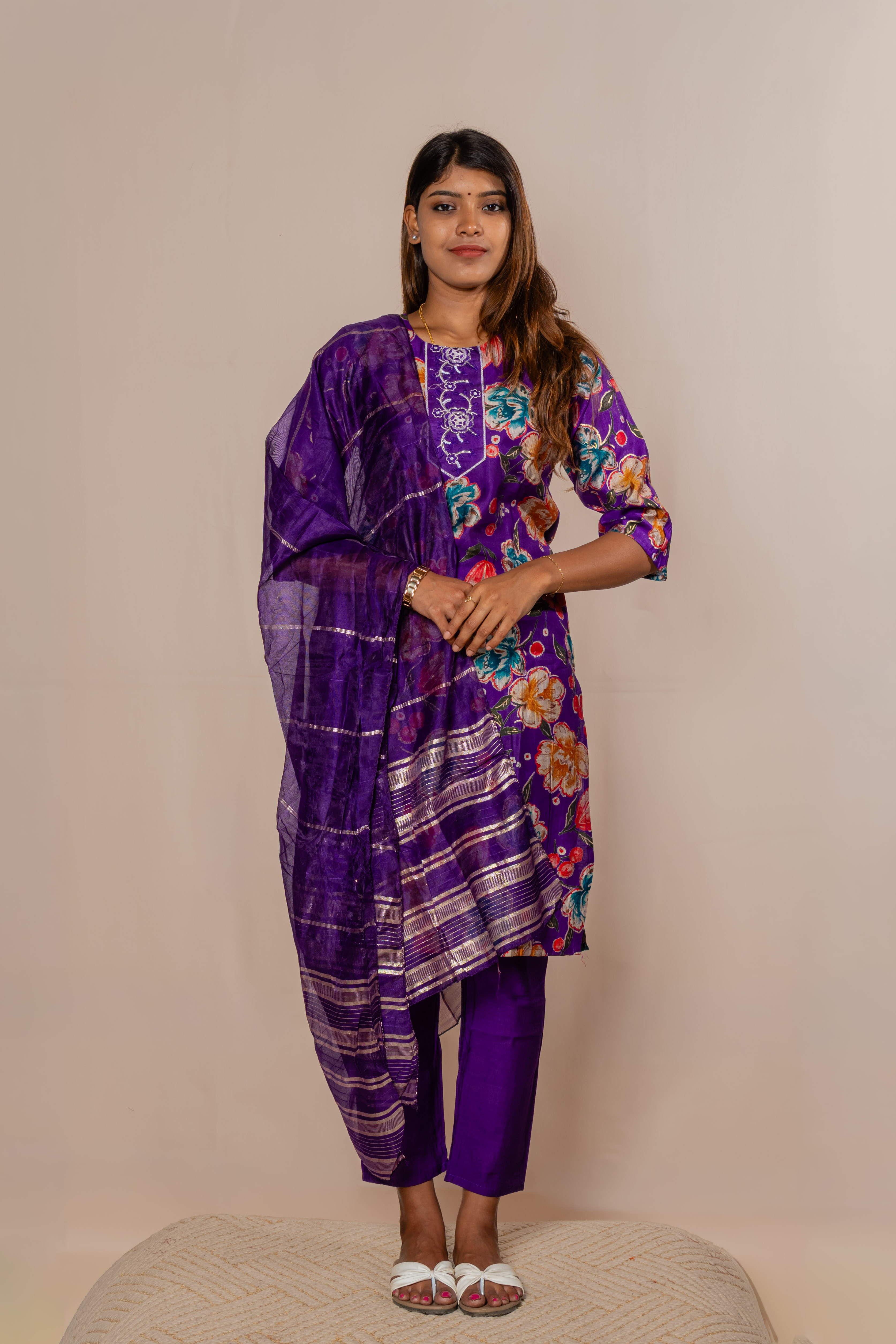 Royal Bloom Co-ord Set