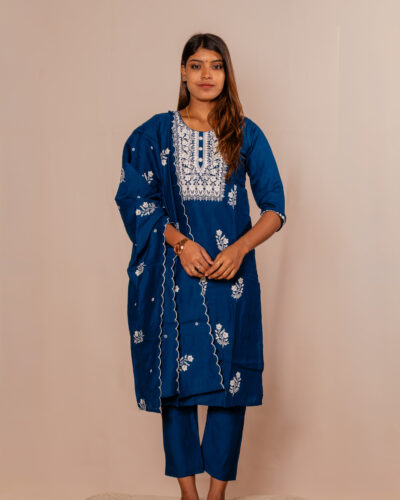 Peacock Green Chudidhar set