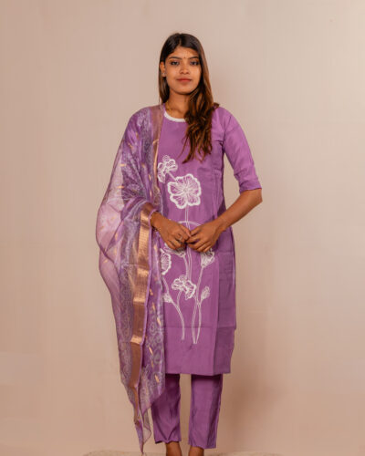 Tulip Pink Chudidhar set