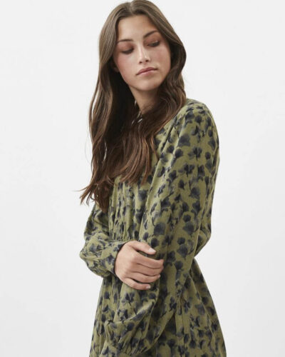 Dark Olive Short Dress